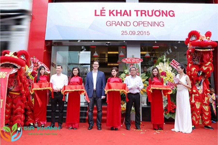 Chuẩn bị kế hoạch khai trương cụ thể và chi tiết buổi lễ thành công tốt đẹp